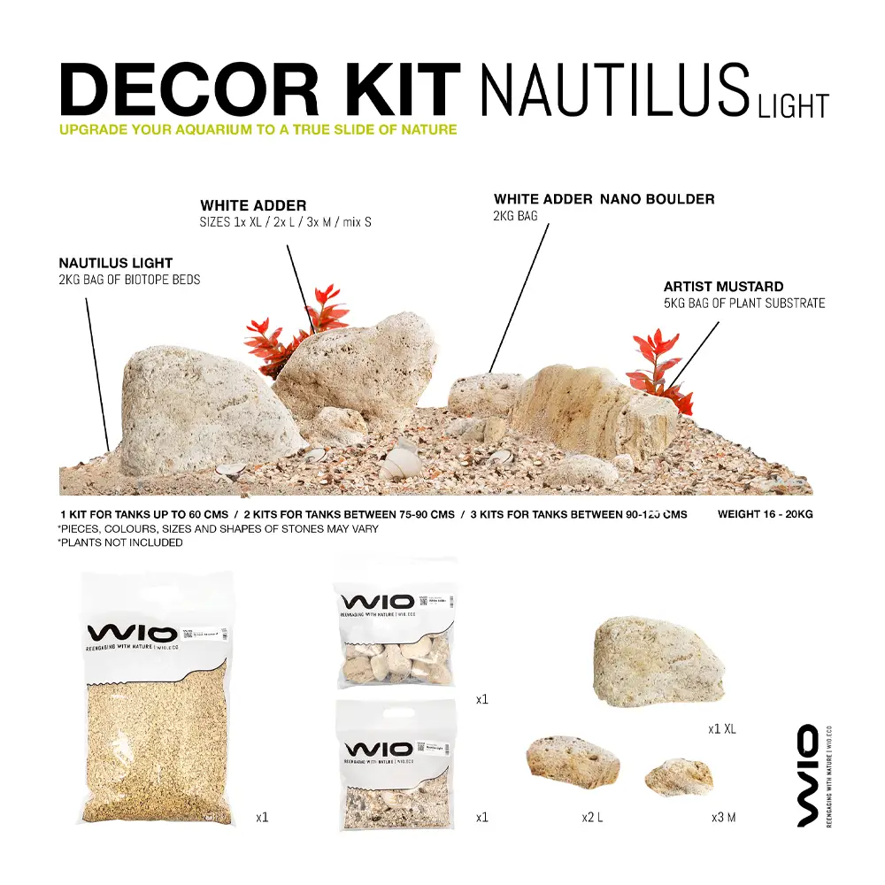 Wio Decor Kit Aquascaping Nautilus Light